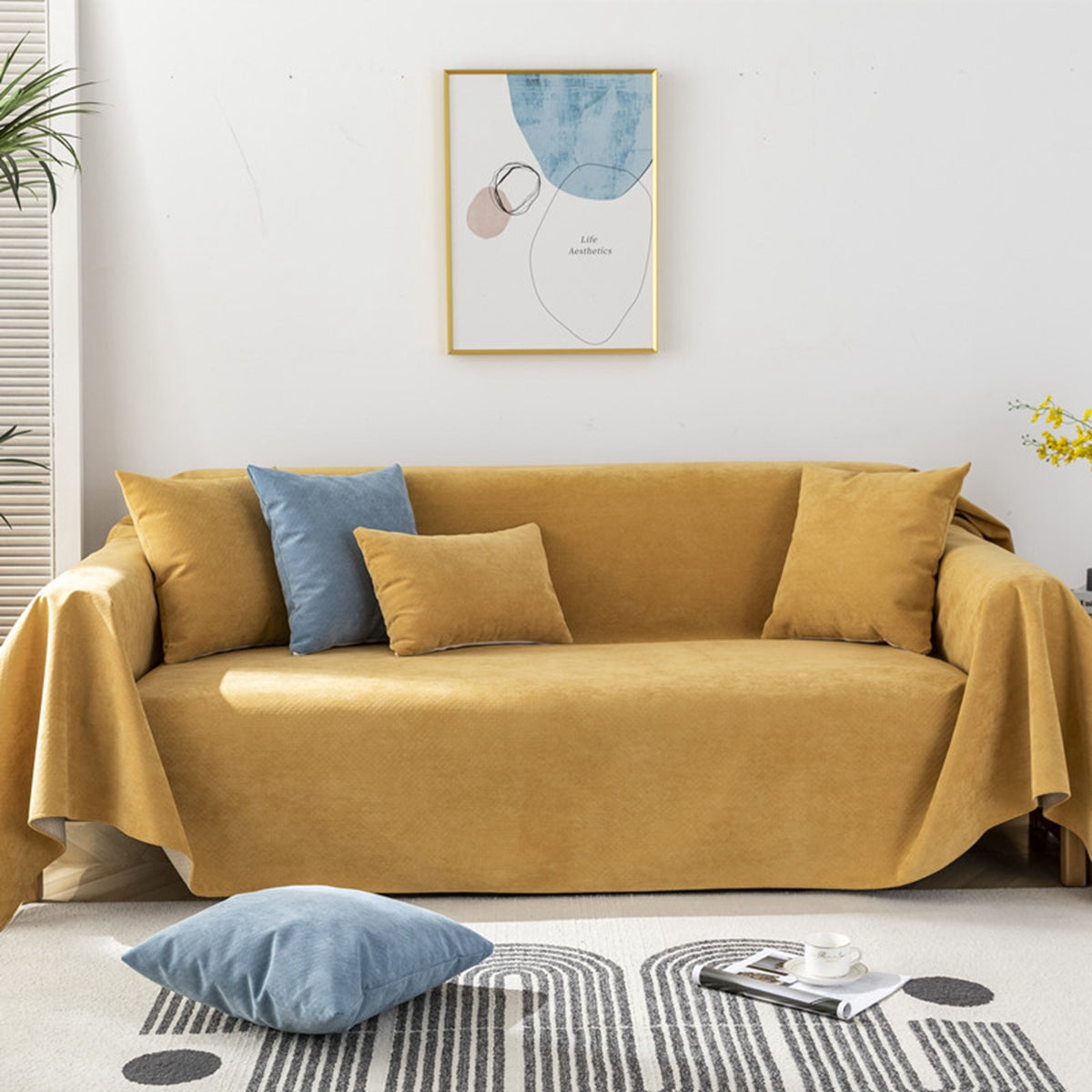 「Tuokus」ソファーカバー 肘付き 一人掛け 二人掛け 三人掛け 肘あり ソファパッド ソファカバー ペットの引っかき傷防止 クッション ソファー スリップ 洗える 防塵 無地 特大ソファーカバー 防水