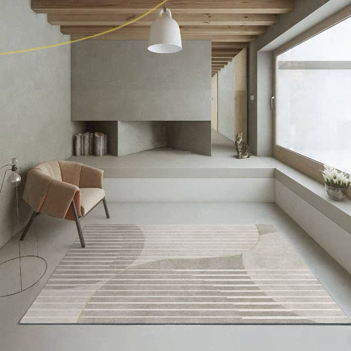 カーペット ラグマット ラグ 滑り止め付き センターカーペット 模造カシミヤ 3畳4畳5畳6畳 厚み 長方形 絨毯 抗菌防臭 防ダニ 床暖房対応 シャギーラグ 絨毯 滑り止め付き ふわふわ サラサラ 長方形 カラフルパターン OFY-30