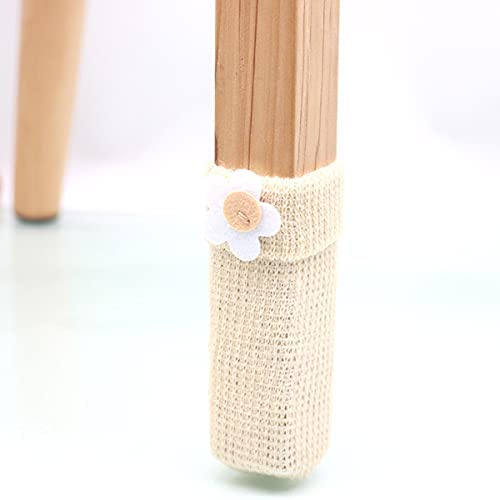 「Tuokus」あし 椅子 カバー 椅子足カバー チェアソックス いすの足カバー 椅子脚キャップ 床を保護する 騒音防止 滑り止め おしゃれ かわいい 8枚入り