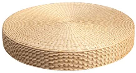 クッション インテリア 座席 座布団 クッション 手作り 円座 丸型 綿中身 低反発 通気 い草クッション 直径30cm*高さ10cm