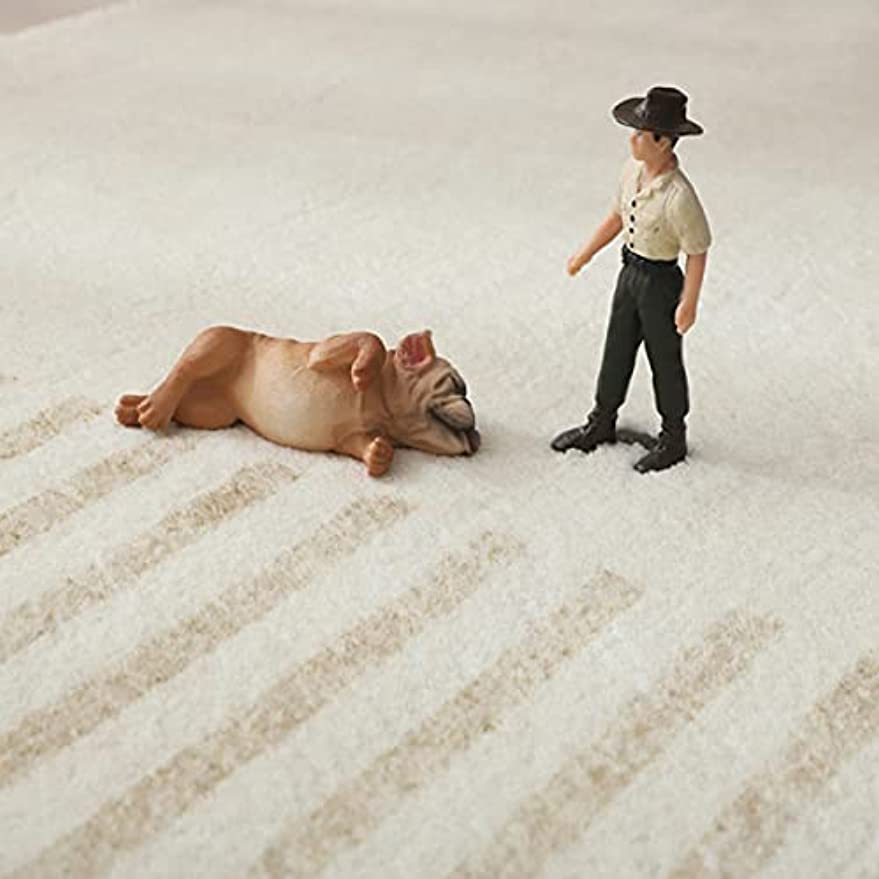 「Tuokus」ラグ カーペット ラグマット アップグレード 模造カシミヤ絨毯 4畳5畳6畳7畳 ラグ 洗える ふわっと手触り優しい シャギーラグ 滑り止め 絨毯カーペット おしゃれ (ライトグレー 120*160cm約1.2畳)