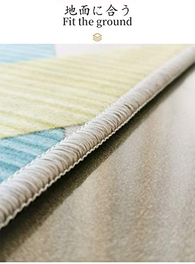 「Tuokus」カーペット ラグ フランネルラグ 洗える アブストラクト 4畳5畳6畳7畳 北欧 欧米風 長方形 北欧スタイル 防ダニ 抗菌 消臭 シャギーラグ 滑り止め 洗濯可能カーペット おしゃれ 160*200cm