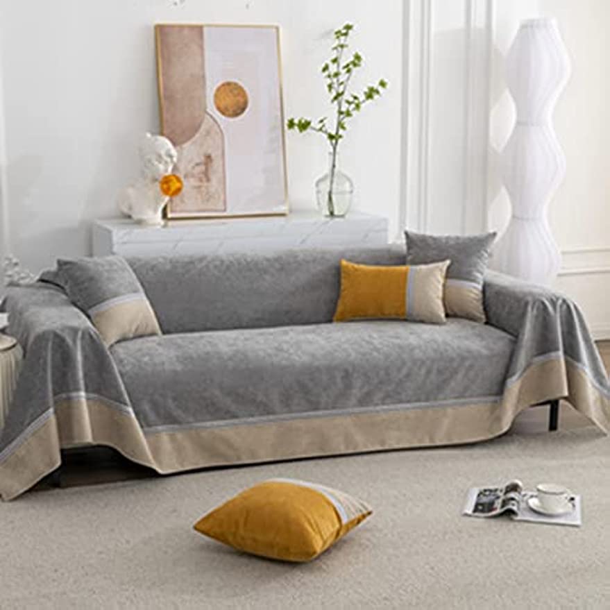 「Tuokus」ソファーカバー 肘付き 一人掛け 二人掛け 三人掛け 肘あり ソファパッド ソファカバー ペットの引っかき傷防止 クッション ソファー スリップ 洗える 防塵 無地 防水