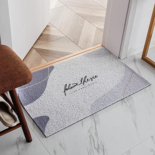 「Tuokus」玄関マット キッチンマット カーペット 足ふきマット 北欧 花柄 耐磨耗性 抗菌防臭 滑り止め 室内 屋外 泥落とし おしゃれ 土台 フリーカット