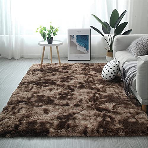 「Tuokus」カーペット ラグ ラグマット 3畳 4畳 5畳 6畳 防ダニ センターカーペット かわいい 抗菌 消臭 シャギーラグ 絨毯 滑り止め付き ふわふわ サラサラ 長方形 夏 秋 冬 洗える 200*250cm ダークグレー