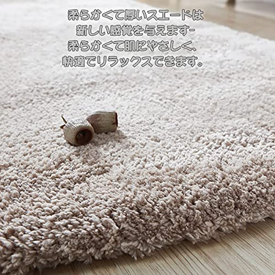 「Tuokus」カーペット ラグ じゅうたん 洗える ラグマット 床暖房で利用可能 3畳4畳5畳6畳 防ダニ センターカーペット かわいい 抗菌 消臭 シャギーラグ 絨毯 滑り止め付き ふわふわ サラサラ 長方形 夏秋冬 120*160cm