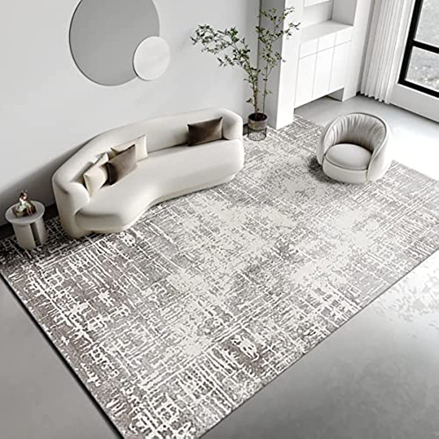 「Tuokus」カーペット おしゃれ リントフリー ラグ じゅうたん わびさび かわいい 洗える ラグマット 3畳4畳5畳6畳 防ダニ センターカーペット 抗菌 消臭 滑り止め付き オールシーズン対応 厚さ8mm