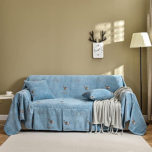 Tuokusソファカバー ソファパッド 枕45cm 北欧風 防塵 洗える 涼しい マルチカバー ベッドカバー クッション 長 方形 おしゃれ テーブルクロス 涼しい