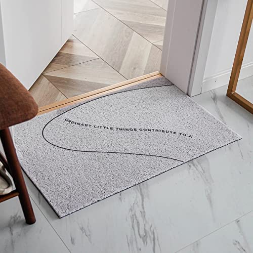 「Tuokus」玄関マット キッチンマット カーペット 足ふきマット 北欧 花柄 耐磨耗性 抗菌防臭 滑り止め 室内 屋外 泥落とし おしゃれ 土台 フリーカット