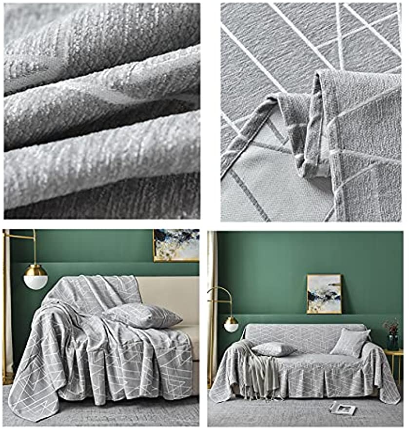 Tuokusソファカバー ソファパッド 枕45cm 北欧風 防塵 洗える 涼しい マルチカバー ベッドカバー クッション 長 方形 おしゃれ テーブルクロス 涼しい