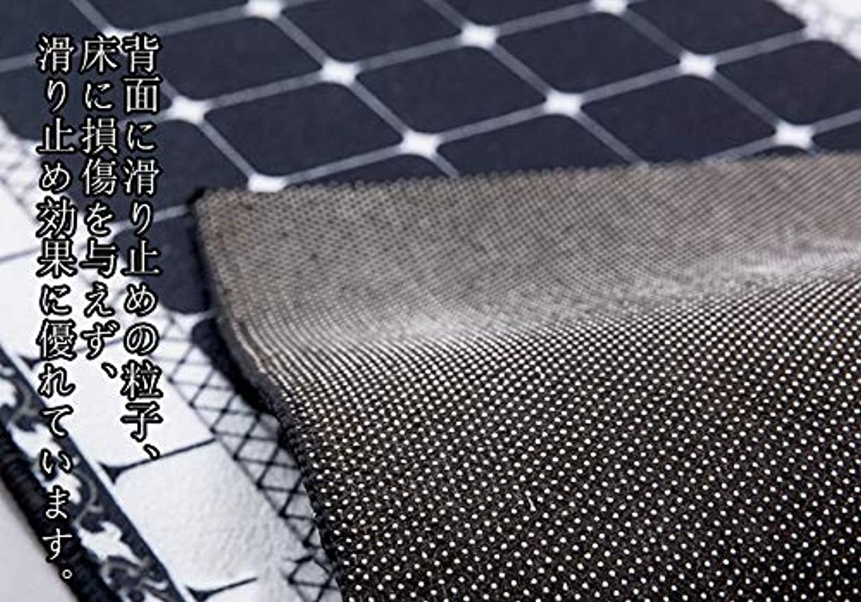 廊下マット キッチンマット 台所マット カーペット ラグマット 50*240cm 「Tuokus」 洗える 滑り止め付き 厚手防音 掃除易い 抗菌防臭 吸水 厚手 長方形