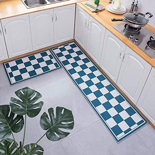 廊下マット キッチンマット 台所マット カーペット ラグマット 50*240cm 「Tuokus」 洗える 滑り止め付き 厚手防音 掃除易い 抗菌防臭 吸水 厚手 長方形