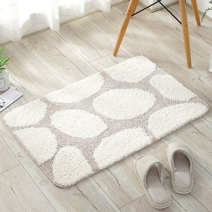 玄関マット 半円 半円形マット 北欧 屋外 屋内 室内 無地 洗える 42×70cm 泥除け 汚れ防止 滑り止め 吸水 触さよい 抗菌 バスマット 絨毯 おしゃれ インテリア 一年中 ホワイト