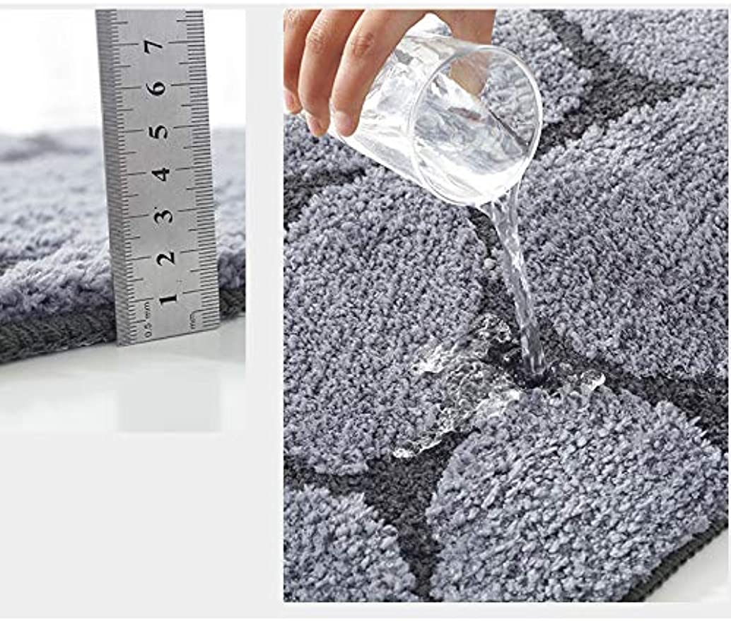 玄関マット 半円 半円形マット 北欧 屋外 屋内 室内 無地 洗える 42×70cm 泥除け 汚れ防止 滑り止め 吸水 触さよい 抗菌 バスマット 絨毯 おしゃれ インテリア 一年中 ホワイト