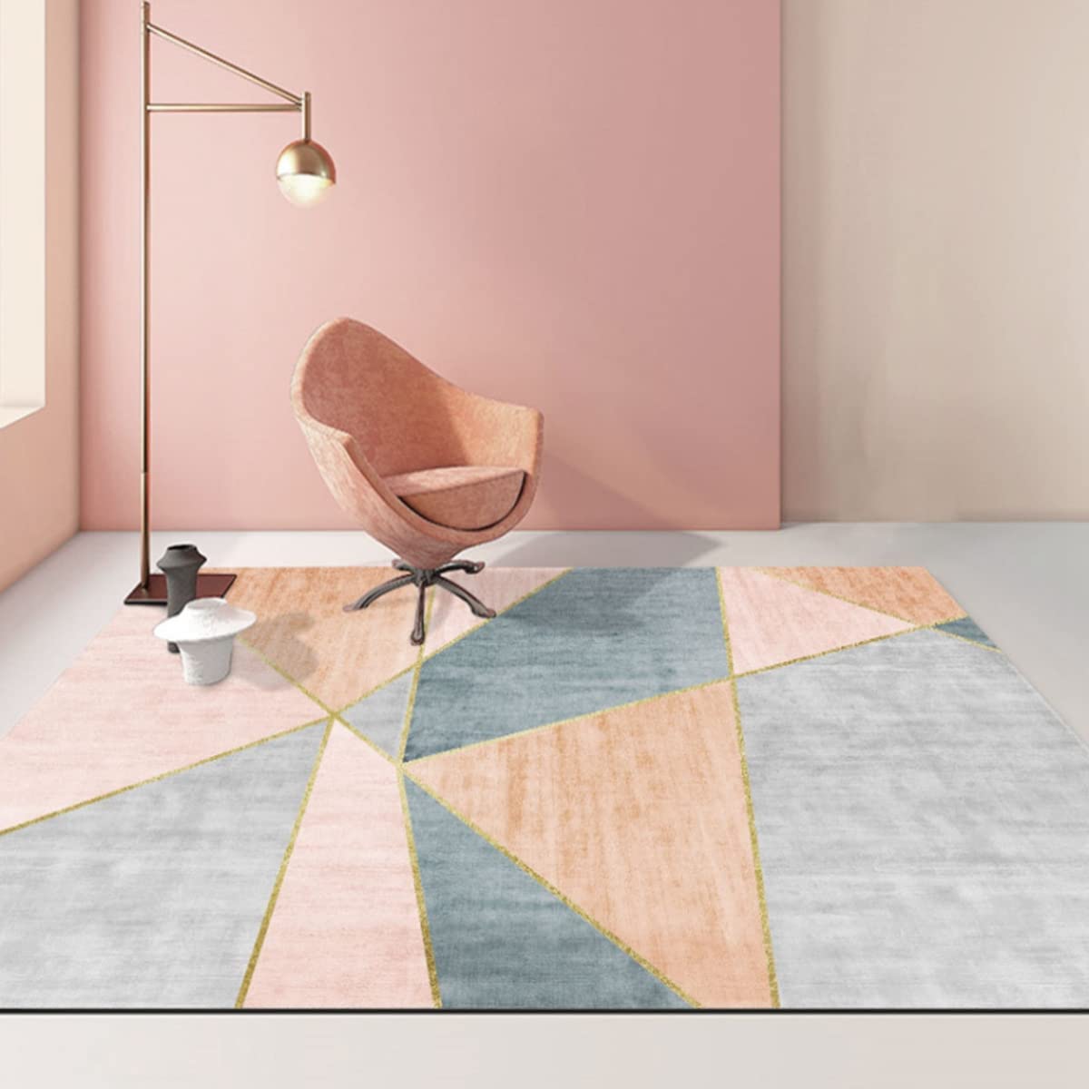 「Tuokus」カーペット かわいい ラグ おしゃれ 洗える ラグマット リントフリー 北欧 じゅうたん 3畳4畳5畳6畳 防ダニ センターカーペット 抗菌 消臭 シャギーラグ 滑り止め付き 長方形 夏秋冬