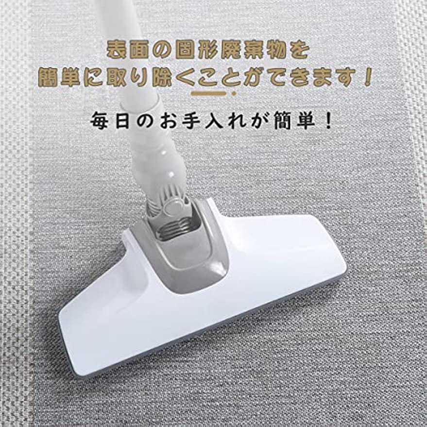 「Tuokus」キッチンマット 洗える 織り 廊下マット 台所マット 滑り止め付き 玄関マット カーペット ラグマット 厚手防音 掃除易い 抗菌防臭 吸水 厚手 長方形 (グレー 50*70cm)