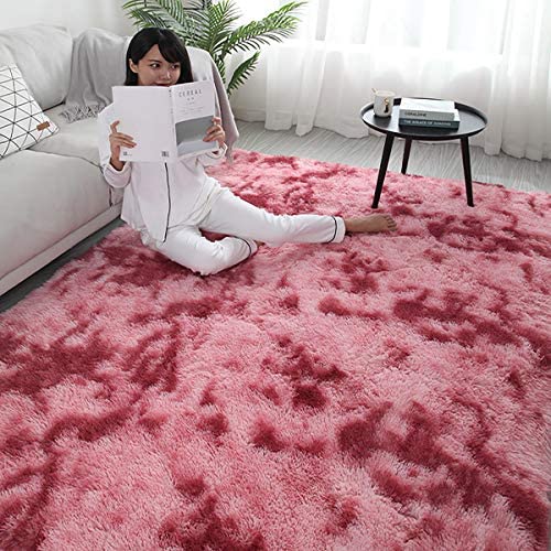 「Tuokus」カーペット ラグマット 洗える 絨毯(ダークグレー 140*200cm約1.7畳)5畳6畳7畳 長方形 洗える シャギーラグ 絨毯 滑り止め 洗濯可能カーペット おしゃれ