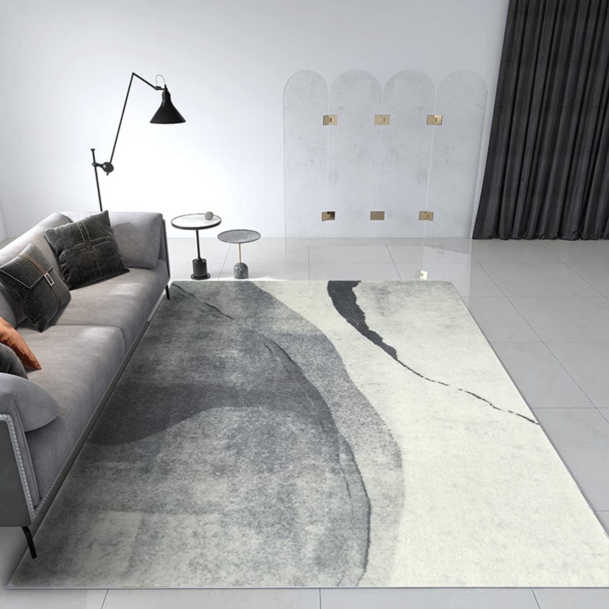 「Tuokus」 イミテーションカシミア 絨毯 カーペット ラグ じゅうたん 洗える ラグマット 3畳4畳5畳6畳 防ダニ センターカーペット かわいい 抗菌 消臭 シャギーラグ 滑り止め付き ふわふわ サラサラ 長方形 夏秋冬 200*300cm