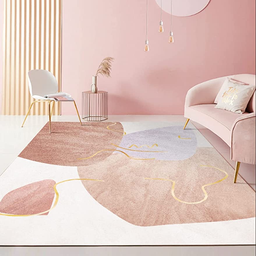 「Tuokus」カーペット かわいい ラグ おしゃれ 洗える ラグマット リントフリー 北欧 じゅうたん 3畳4畳5畳6畳 防ダニ センターカーペット 抗菌 消臭 シャギーラグ 滑り止め付き 長方形 夏秋冬