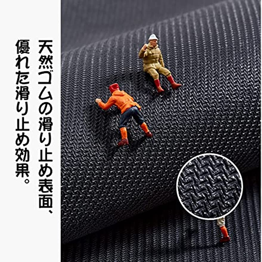 「Tuokus」キッチンマット 洗える PUレザー 廊下マット 台所マット 滑り止め付き 玄関マット カーペット ラグマット 厚手防音 掃除易い 抗菌防臭 吸水 厚手 長方形 (グレー 45*70cm)