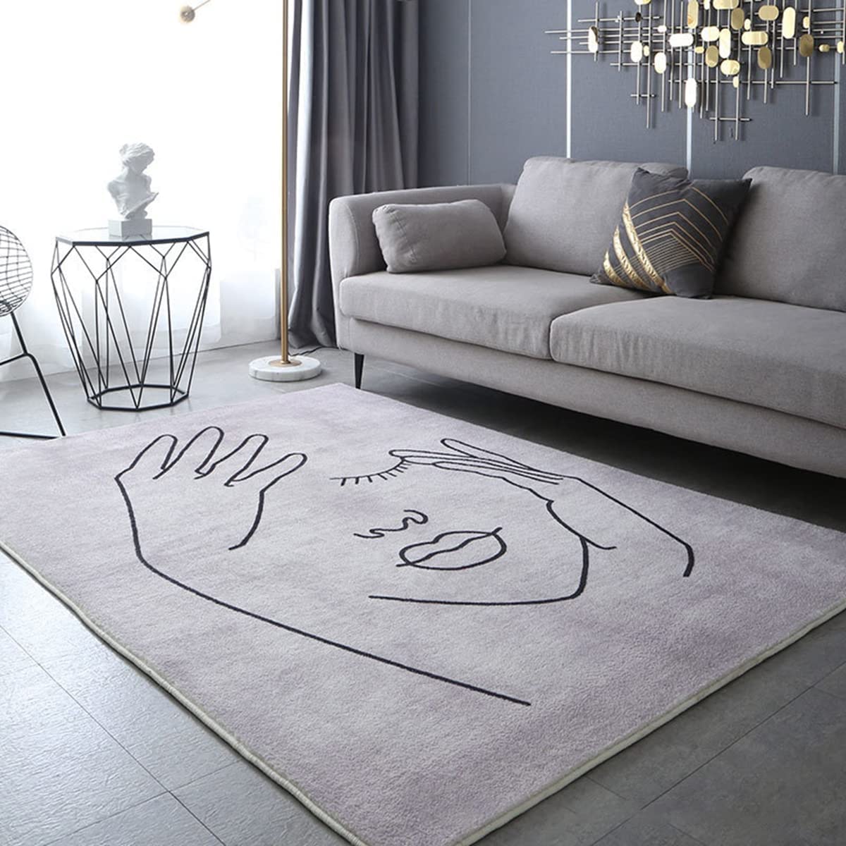 「Tuokus」 イミテーションカシミア 絨毯 カーペット ラグ じゅうたん 洗える ラグマット 3畳4畳5畳6畳 防ダニ センターカーペット かわいい 抗菌 消臭 シャギーラグ 滑り止め付き ふわふわ サラサラ 長方形 夏秋冬 200*300cm