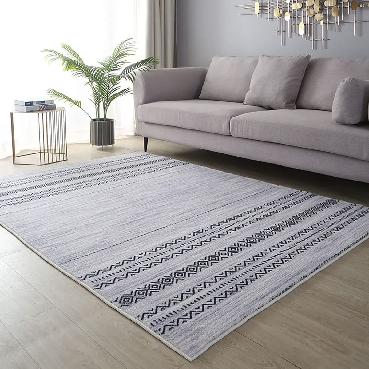 「Tuokus」 イミテーションカシミア カーペット ラグ じゅうたん 洗える ラグマット 3畳4畳5畳6畳 防ダニ センターカーペット かわいい 抗菌 消臭 シャギーラグ 絨毯 滑り止め付き ふわふわ サラサラ 長方形 夏秋冬 200*300cm