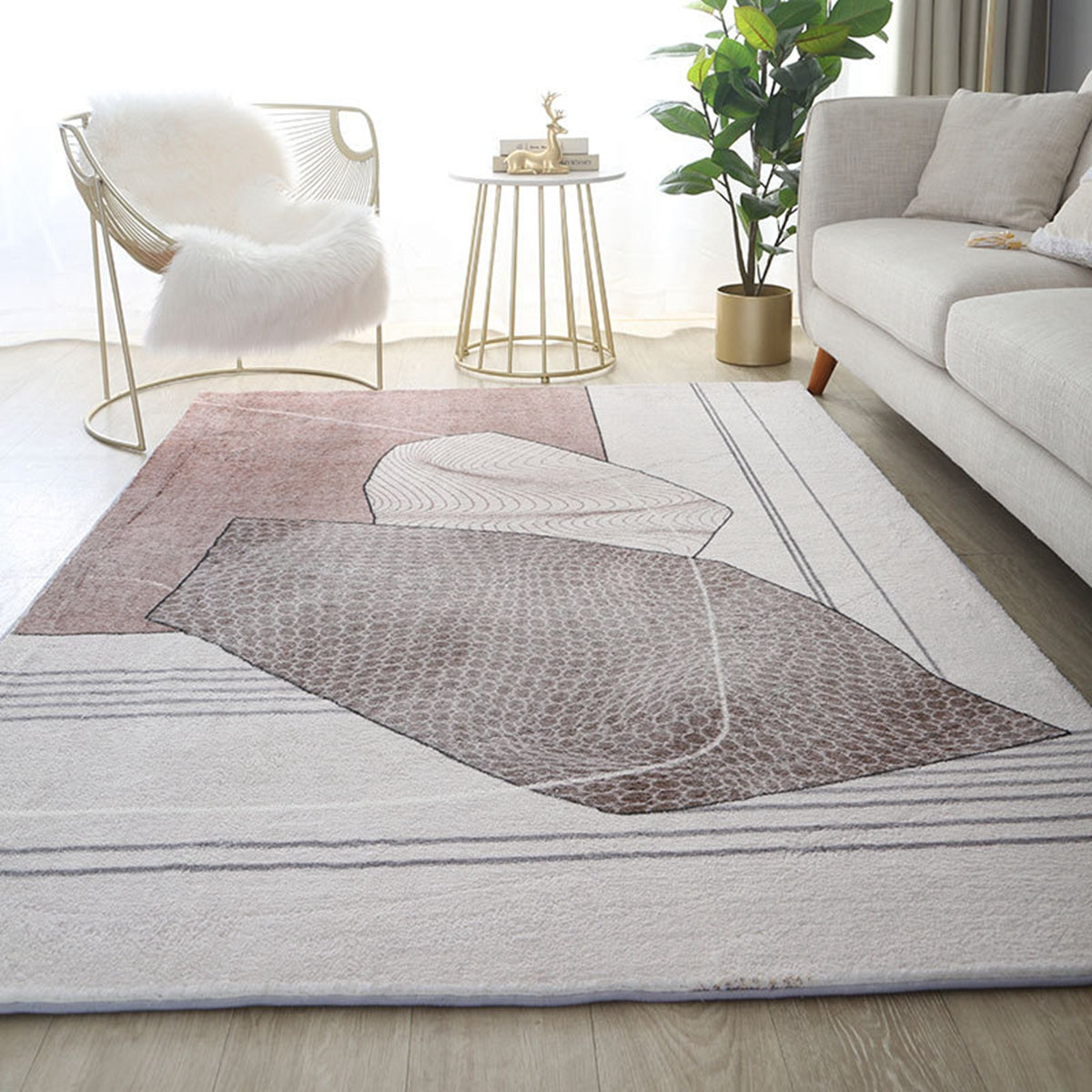 「Tuokus」カーペット ラグマット ラグ 滑り止め付き 模造カシミヤ センターカーペット3畳 4畳 5畳 6畳 絨毯 抗菌防臭 防ダニ 床暖房対応 シャギーラグ 絨毯 滑り止め付き ふわふわ サラサラ 長方形 OFYR01