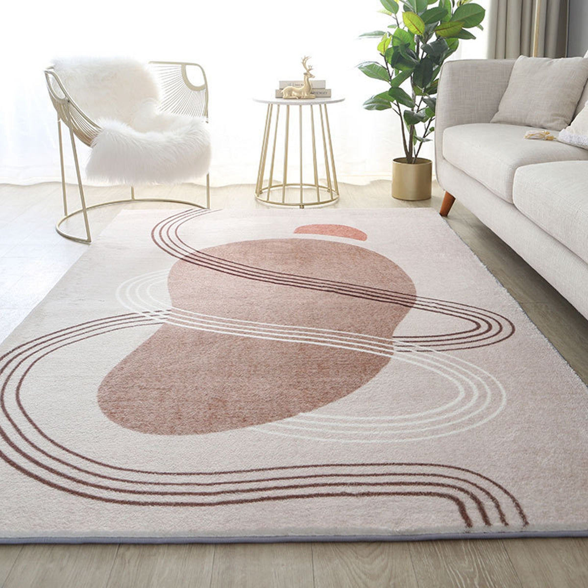 「Tuokus」カーペット ラグマット ラグ 滑り止め付き 模造カシミヤ センターカーペット3畳 4畳 5畳 6畳 絨毯 抗菌防臭 防ダニ 床暖房対応 シャギーラグ 絨毯 滑り止め付き ふわふわ サラサラ 長方形 OFYR01