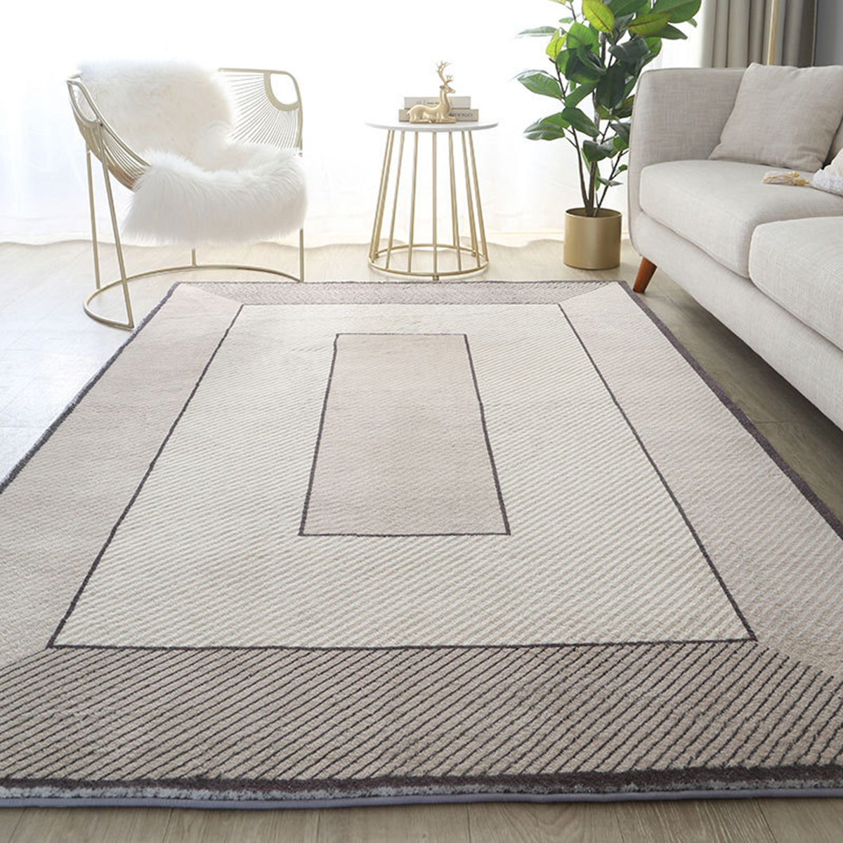 「Tuokus」カーペット ラグマット ラグ 滑り止め付き 模造カシミヤ センターカーペット3畳 4畳 5畳 6畳 絨毯 抗菌防臭 防ダニ 床暖房対応 シャギーラグ 絨毯 滑り止め付き ふわふわ サラサラ 長方形 OFYR01