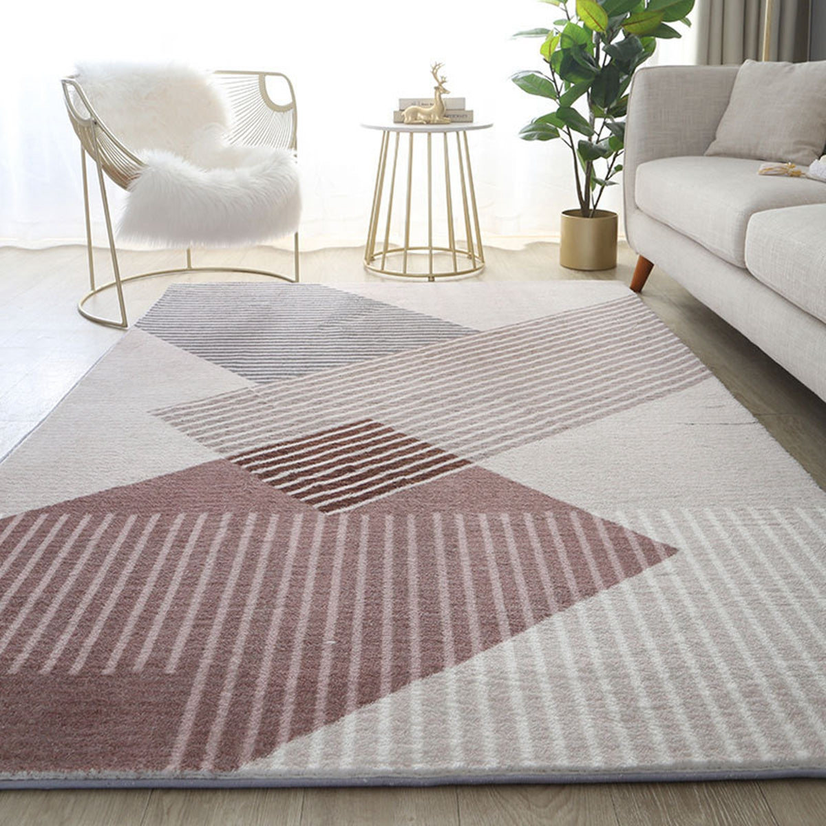 「Tuokus」カーペット ラグマット ラグ 滑り止め付き 模造カシミヤ センターカーペット3畳 4畳 5畳 6畳 絨毯 抗菌防臭 防ダニ 床暖房対応 シャギーラグ 絨毯 滑り止め付き ふわふわ サラサラ 長方形 OFYR01