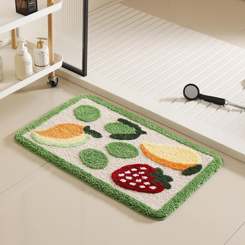 バスマット 60×40cm お風呂マット 速乾 洗える 抗菌防臭 大判 ソフト おしゃれ マイクロファイバー タオル地 安い 厚手 ORYSD42C