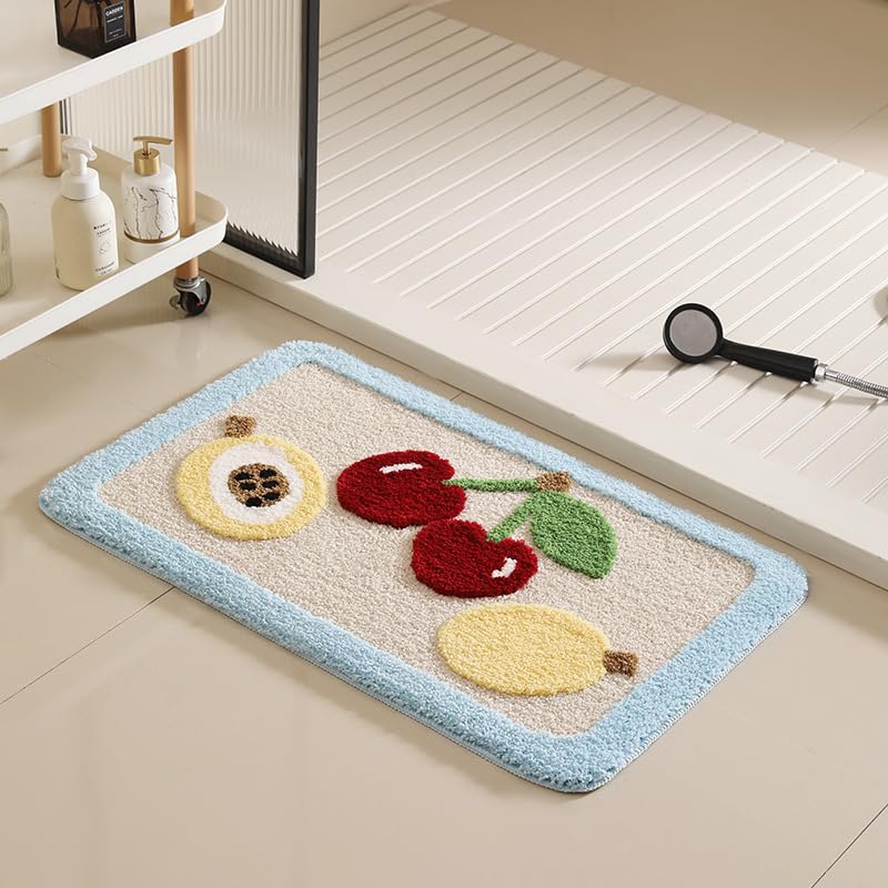 バスマット 60×40cm お風呂マット 速乾 洗える 抗菌防臭 大判 ソフト おしゃれ マイクロファイバー タオル地 安い 厚手 ORYSD42C