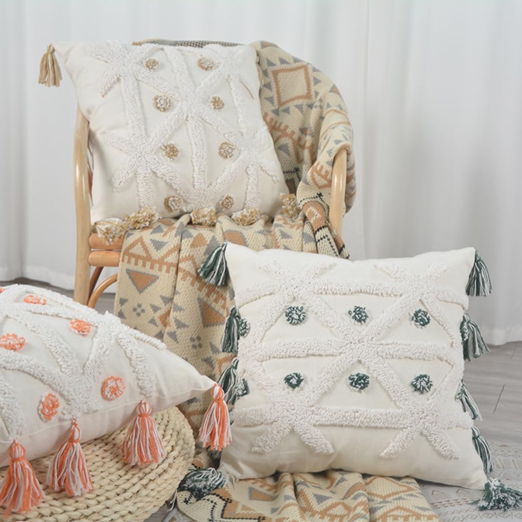 「ORRMALL」クッション 45×45cm クッションカバー付き 中材入り 北欧 おしゃれ SYORBZhen37