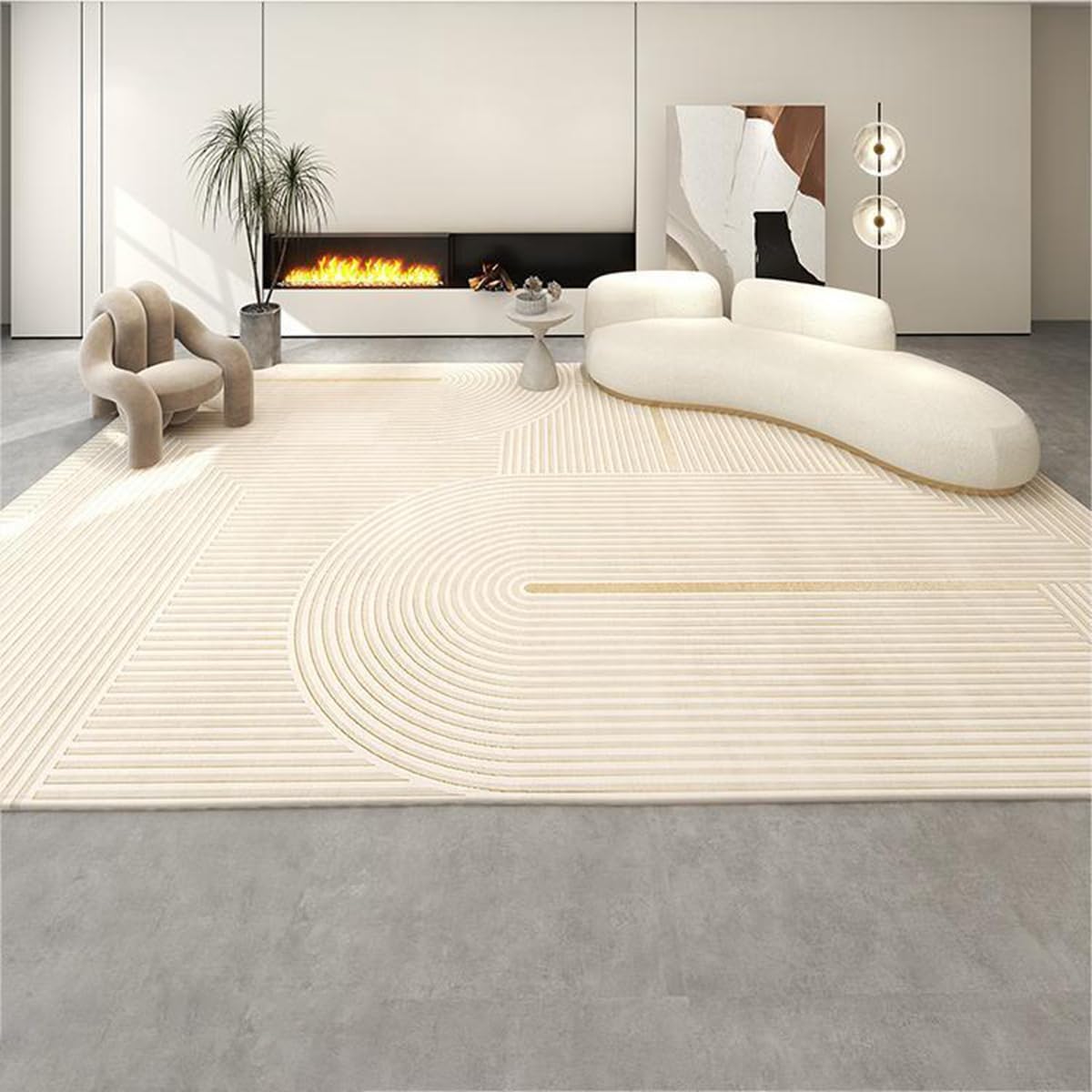 「Tuokus」ラグ カーペット 160×120cm ラグマット シャギーラグ 洗える ふわふわ 絨毯 厚手 3畳4畳5畳6畳 ホットカーペット&床暖房で使用可能 洗濯可 模造カシミアラグ 消臭 厚い滑り止め付き サラサラ イミテーションカシミア 模造カシミア TFYRj-296
