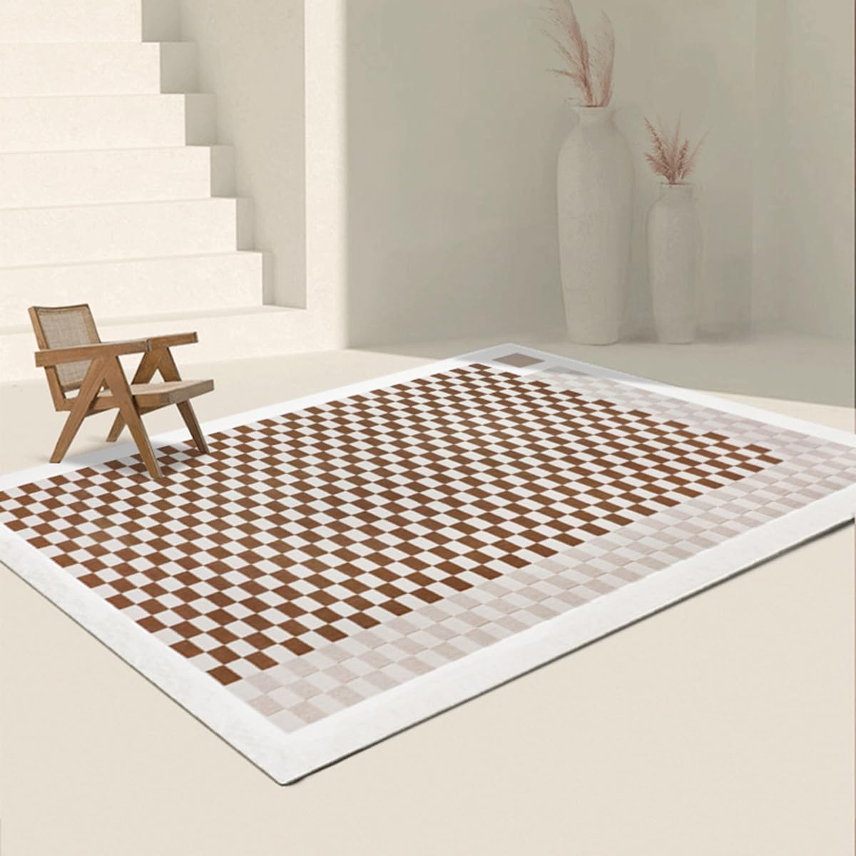 Frisence カーペット 120×160cm 洗える ラグ 滑り止め付き 防音・防寒・床暖房対応 ラグマット 折りたたみ コンパクト収納可能 おしゃれ ふわふわ 北欧風 リビング 寝室 子供部屋用 FRIDT70B