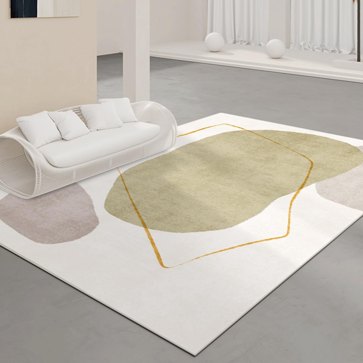 「Tuokus」ラグ カーペット 160×120cm ラグマット シャギーラグ 洗える ふわふわ 絨毯 厚手 3畳4畳5畳6畳 ホットカーペット&床暖房で使用可能 洗濯可 模造カシミアラグ 消臭 厚い滑り止め付き サラサラ イミテーションカシミア 模造カシミア TFYRj-298