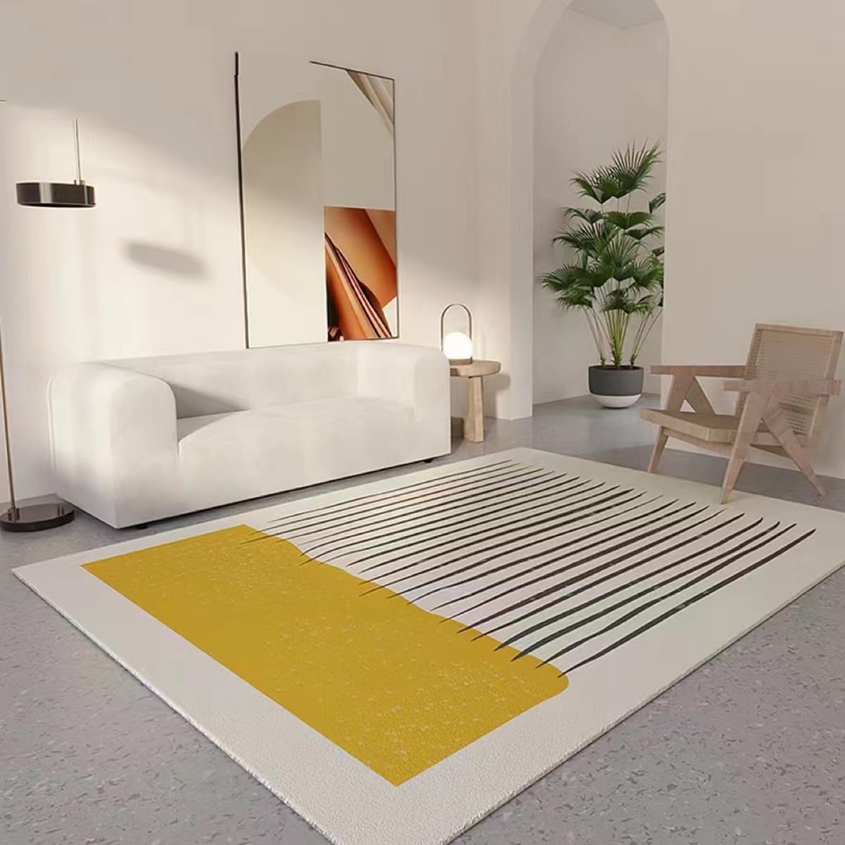 「Tuokus」ラグ カーペット 160*120cm ラグマット シャギーラグ 洗える ふわふわ 絨毯 厚手 3畳4畳5畳6畳 ホットカーペット&床暖房で使用可能 洗濯可 模造カシミアラグ 消臭 厚い滑り止め付き サラサラ イミテーションカシミア TFYRj-260