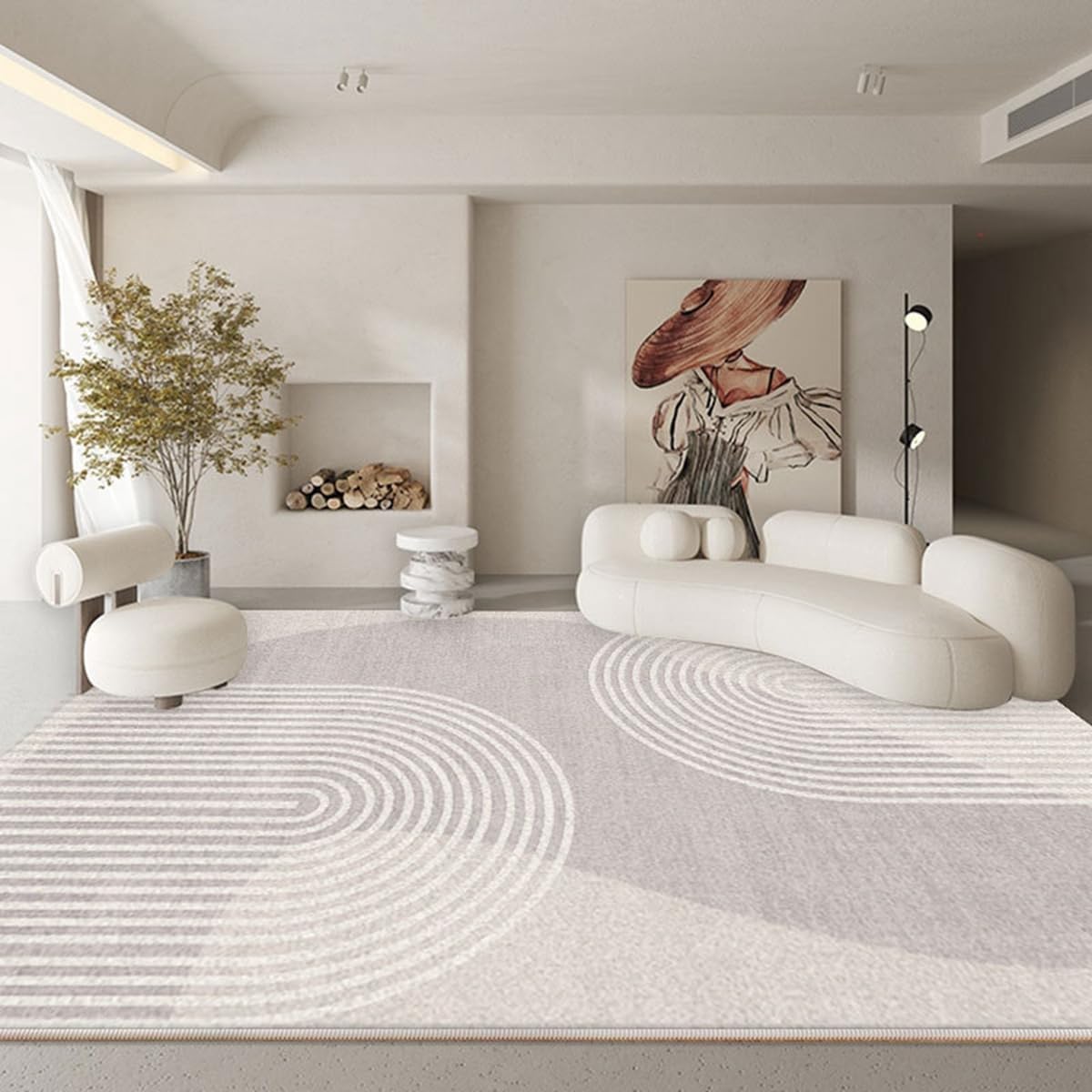 「Tuokus」ラグ カーペット 160×120cm ラグマット シャギーラグ 洗える ふわふわ 絨毯 厚手 3畳4畳5畳6畳 ホットカーペット&床暖房で使用可能 洗濯可 模造カシミアラグ 消臭 厚い滑り止め付き サラサラ イミテーションカシミア 模造カシミア TFYRj-303