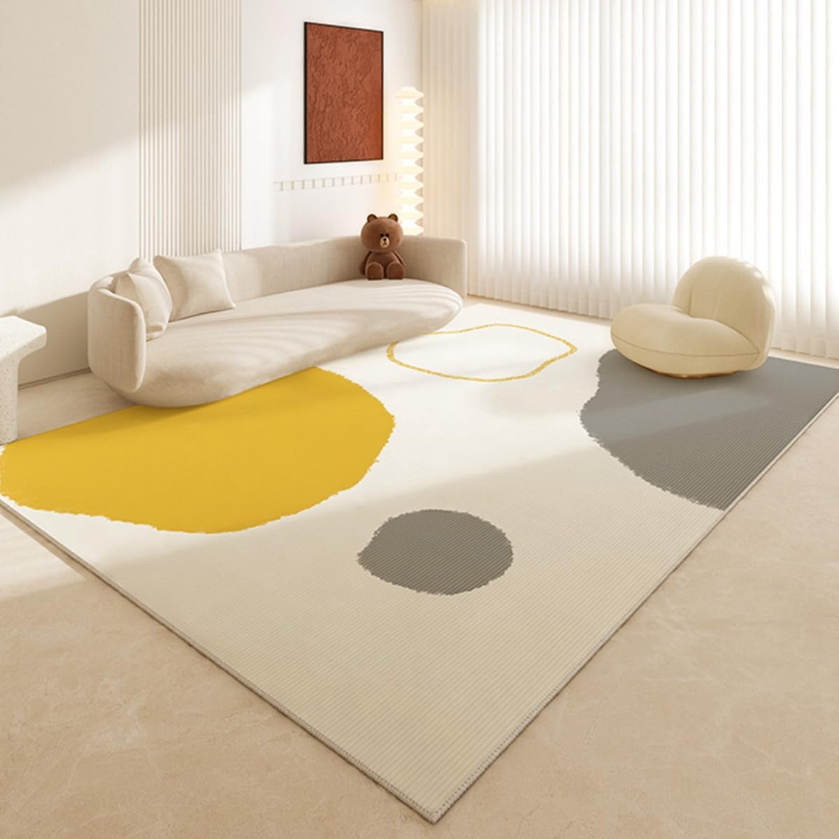 Tuokus」カーペット ラグマット ラグ 滑り止め付き センターカーペット