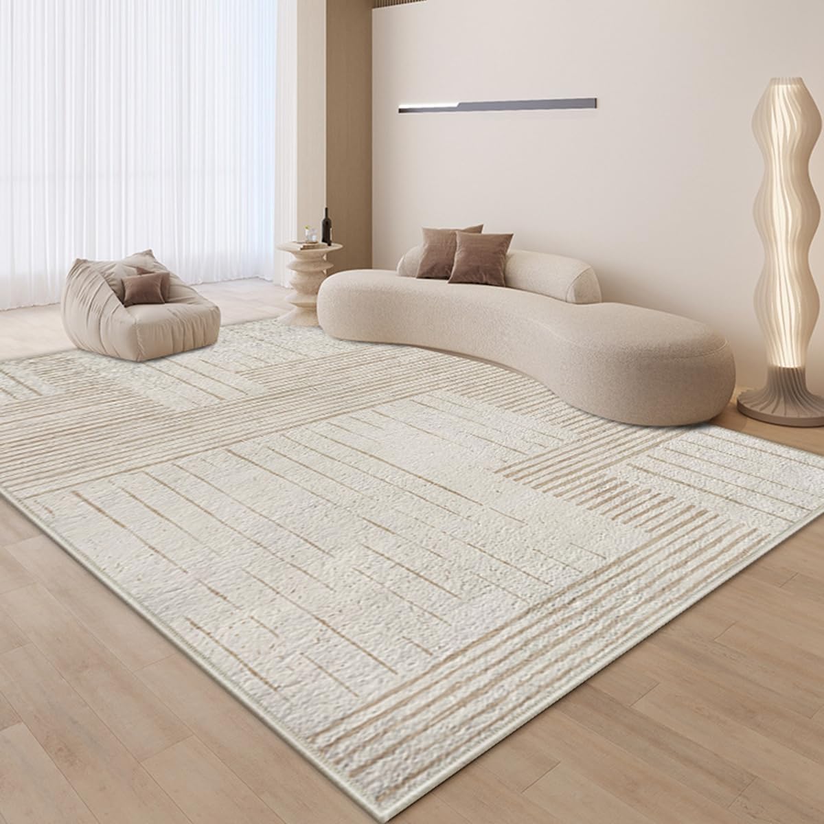 「Tuokus」カーペット ラグマット ラグ 滑り止め付き センターカーペット 模造カシミヤ 3畳4畳5畳6畳 厚み 長方形 絨毯 抗菌防臭 防ダニ 床暖房対応 シャギーラグ 絨毯 滑り止め付き ふわふわ サラサラ 長方形 カラフルパターン ORFYR135