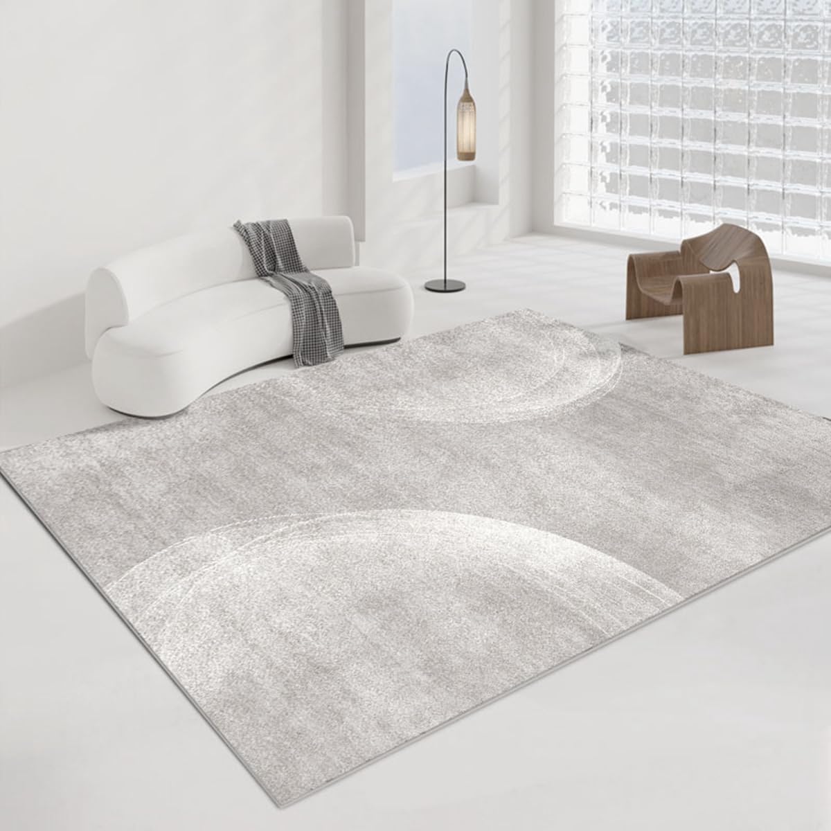 「Tuokus」ラグ カーペット 160×120cm ラグマット シャギーラグ 洗える ふわふわ 絨毯 厚手 3畳4畳5畳6畳 ホットカーペット&床暖房で使用可能 洗濯可 模造カシミアラグ 消臭 厚い滑り止め付き サラサラ イミテーションカシミア 模造カシミア TFYRj-299
