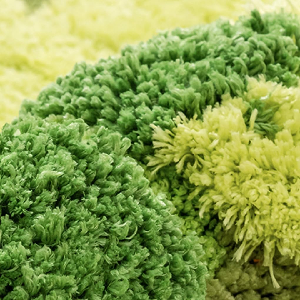 「Tuokus」モスラグ ラグマット 140×80cm 苔風デザイン 立体パイル 厚手 植毛ラグ 柔らかい ふわふわ 防音 TPR滑り止め付き 吸水性あり 床暖房対応 ベッドサイド 玄関 リビング 寝室用 洗濯可能 ZHRDTjia10
