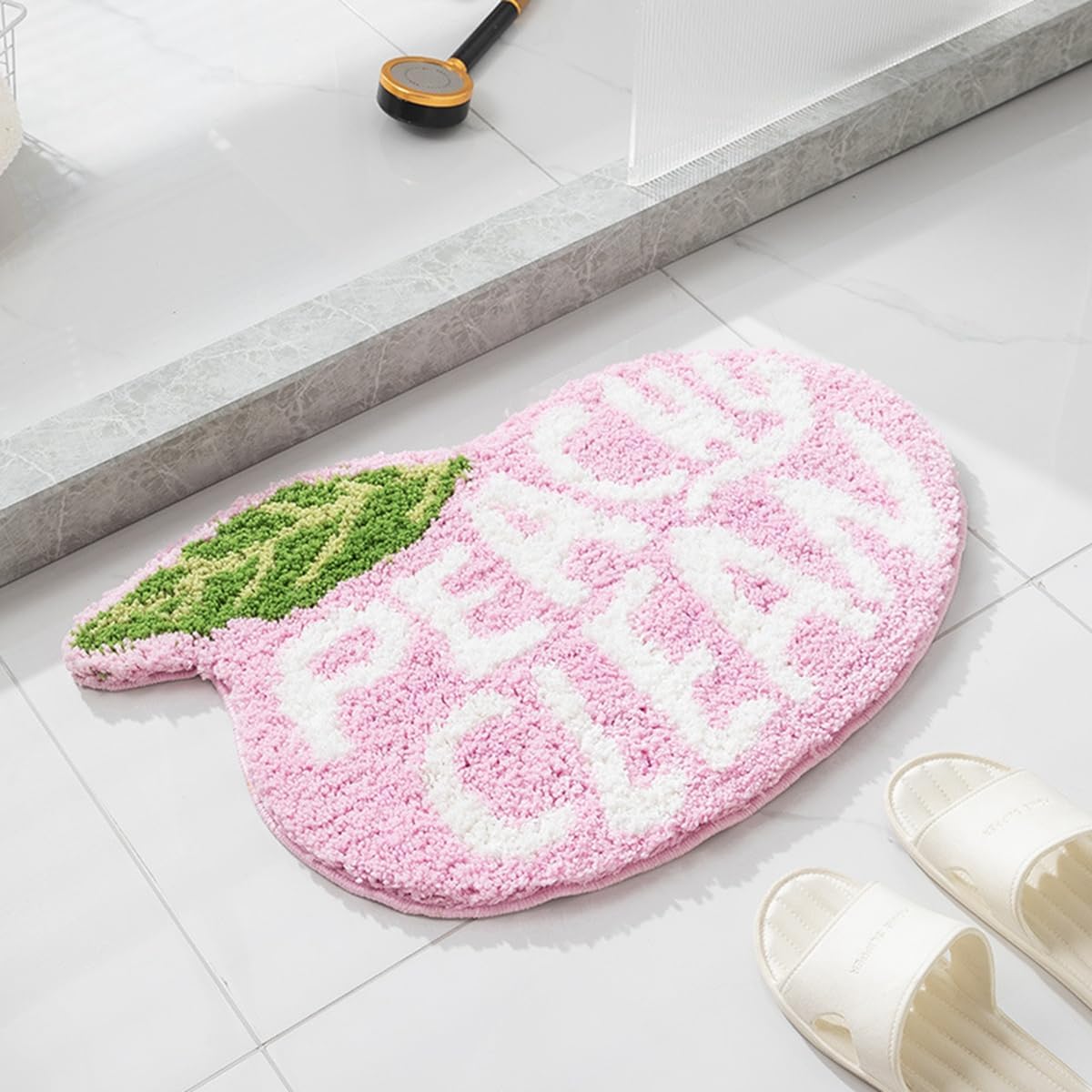 「Tuokus」バスマット 80×50cm 足拭きマット お風呂マット 玄関マット 吸水速乾滑り止め 風呂マット ふんわり 超厚い 吸水速乾 滑り止め ふわふわ 洗える 丸洗い可能 洗面所 脱衣所 浴室 キッチン 台所 TYSD60