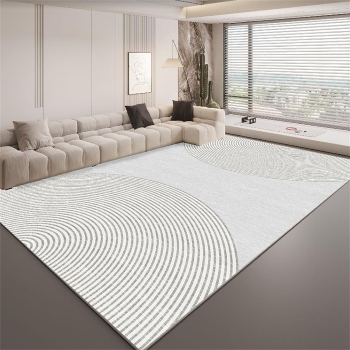 「Tuokus」カーペット ラグマット ラグ 滑り止め付き センターカーペット 模造カシミヤ 3畳4畳5畳6畳 厚み 長方形 絨毯 抗菌防臭 防ダニ 床暖房対応 シャギーラグ 絨毯 滑り止め付き ふわふわ サラサラ 長方形 カラフルパターン ORFYR125A