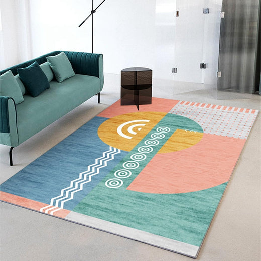Frisence カーペット 120×160cm 洗える ラグ 滑り止め付き 防音・防寒・床暖房対応 ラグマット 折りたたみ コンパクト収納可能 おしゃれ ふわふわ 北欧風 リビング 寝室 子供部屋用 FRIDT63A