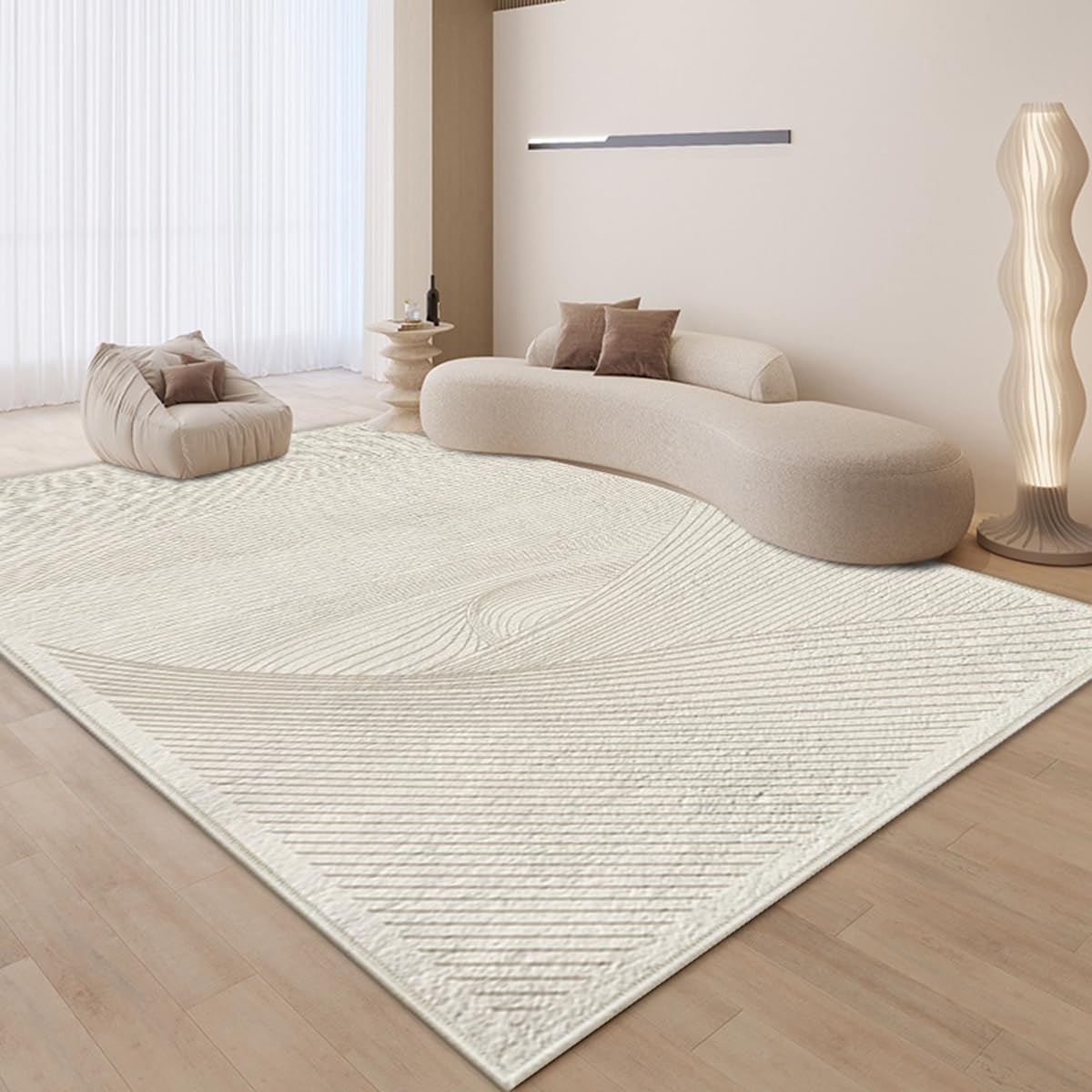 「Tuokus」カーペット ラグマット ラグ 滑り止め付き センターカーペット 模造カシミヤ 3畳4畳5畳6畳 厚み 長方形 絨毯 抗菌防臭 防ダニ 床暖房対応 シャギーラグ 絨毯 滑り止め付き ふわふわ サラサラ 長方形 カラフルパターン ORFYR135