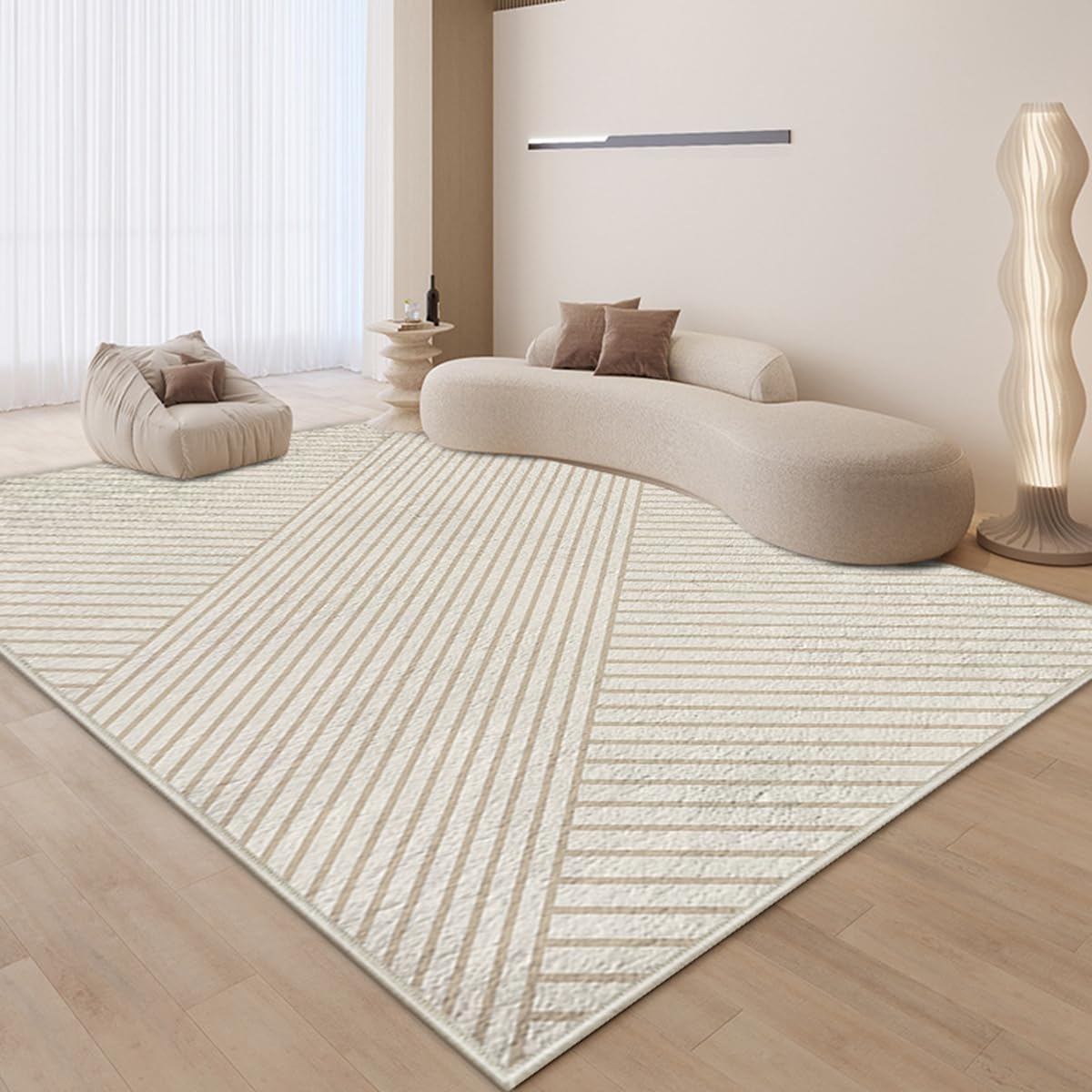 「Tuokus」カーペット ラグマット ラグ 滑り止め付き センターカーペット 模造カシミヤ 3畳4畳5畳6畳 厚み 長方形 絨毯 抗菌防臭 防ダニ 床暖房対応 シャギーラグ 絨毯 滑り止め付き ふわふわ サラサラ 長方形 カラフルパターン ORFYR135