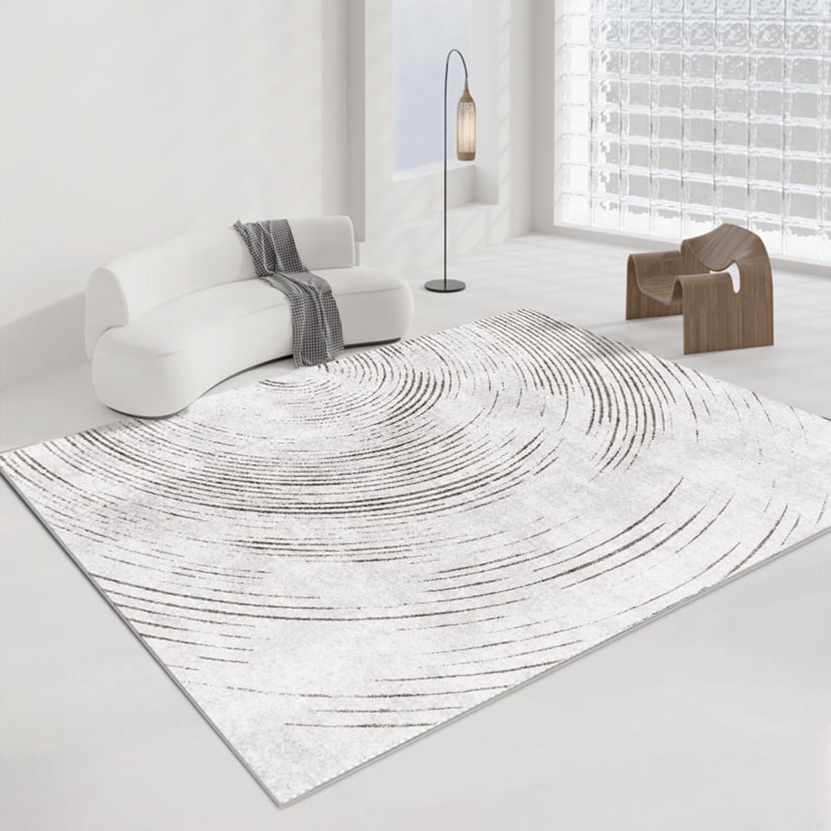 「Tuokus」ラグ カーペット 160×120cm ラグマット シャギーラグ 洗える ふわふわ 絨毯 厚手 3畳4畳5畳6畳 ホットカーペット&床暖房で使用可能 洗濯可 模造カシミアラグ 消臭 厚い滑り止め付き サラサラ イミテーションカシミア 模造カシミア TFYRj-299