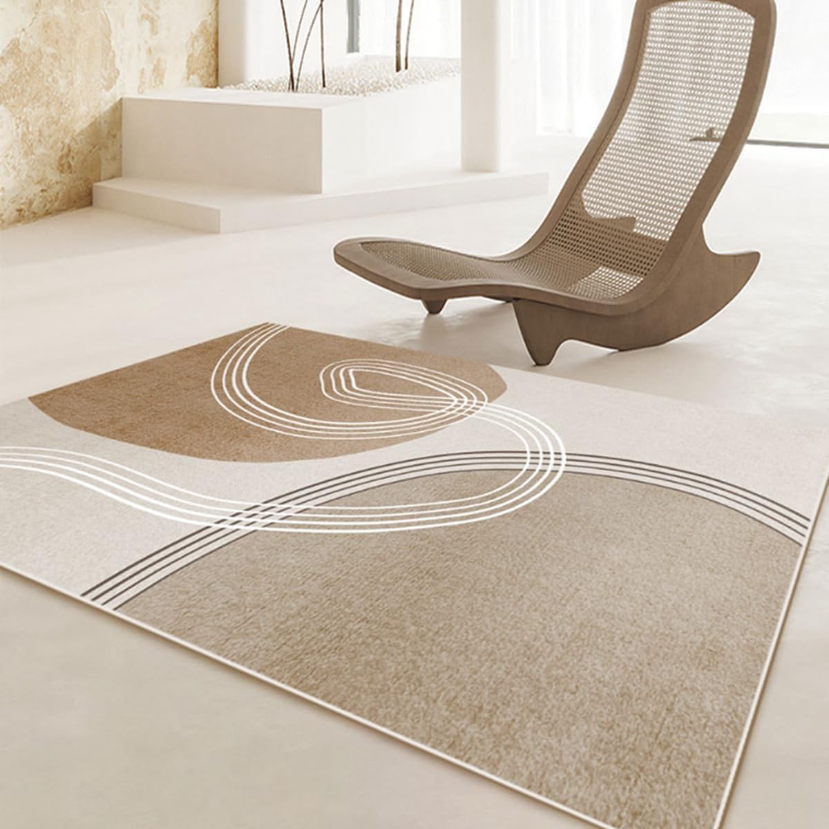 Frisence カーペット 120×160cm 洗える ラグ 滑り止め付き 防音・防寒・床暖房対応 ラグマット 折りたたみ コンパクト収納可能 おしゃれ ふわふわ 北欧風 リビング 寝室 子供部屋用 FRIDT71A