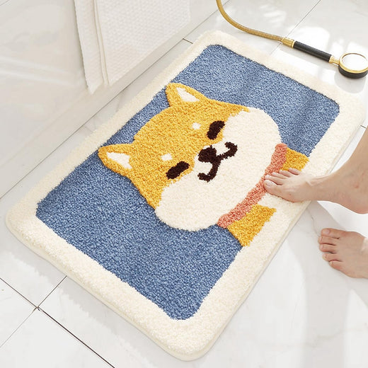 「Tuokus」バスマット 足拭きマット お風呂マット 玄関マット 吸水速乾滑り止め 風呂マット ふんわり 超厚い 吸水速乾 滑り止め ふわふわ 洗える 丸洗い可能 洗面所 脱衣所 浴室 キッチン 台所 TYSD05 50*80cm